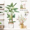 Wall Decoration Plant Stickers Living Room Sofa Background Decorative Wallpaper