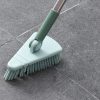 Triangular Floor Brush Long Handle Stiff Bristle Corner Crevice Brush