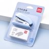 Deli  Macaron Color Stapler + 640 Staples Set Small Mini Stapler Stationery