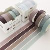 5rolls /Box 3m Washi DIY Decoration Handbook Tape Set