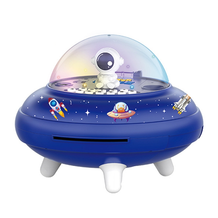 UFO Flying Saucer Money Bank Toys Childrens Astronaut Intelligent Simulation Savings Jar