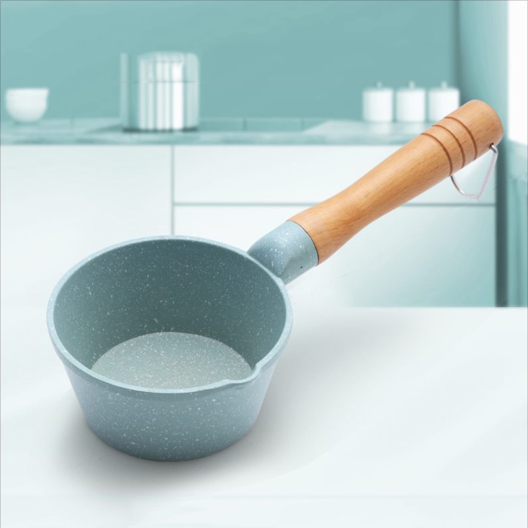 Medical Stone Deepened Mini Gas Special Oil Pan Butter Melting Soup Pot with Diversion Port