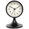 Metal Retro Silent Table Alarm Clock Student Bedside Clock With Night Light