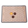 High Temperature Resistant Silicone Baking Mat Macaron Puff Oven Mat