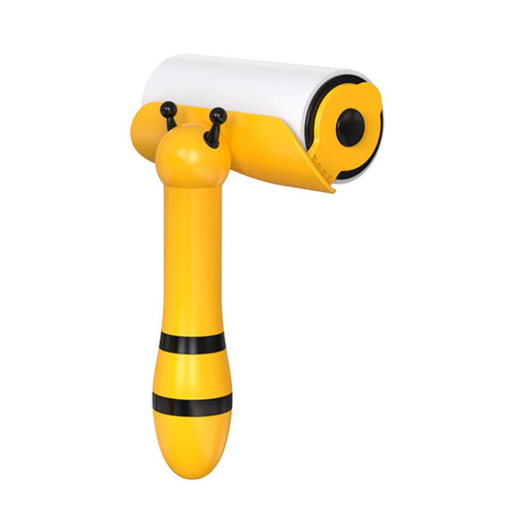 Portable Roller Sticker Bee Shaped Pet Hair Cleaner And Remover