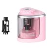 TENWIN Electrical Pencil Sharpener Student Stationery Semi-Automatic Sharpeners Battery Model