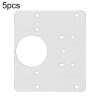 5pcs Cabinet Door Repair Hinge Mounting Plate Hinge Fixing Panel Installing Piece Tool