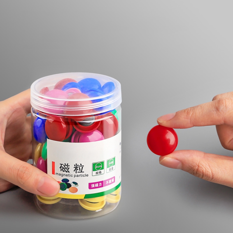 Round Colorful Conference Teaching Whiteboard Paper Magnetic Buckle