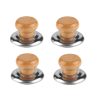 4pcs Household Cap Carrying Handle Kitchen Single Hole Pot Buttons Top Beads Pot Lid Accessories