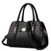 Women Bowknot Embossed Handbag Large Capacity Shoulder Bag