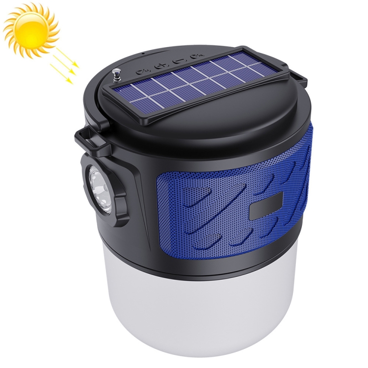 DV-V12 Outdoor Solar Camping Light FM Card Bluetooth Speaker