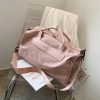 Large Capacity Portable Fitness Sports Handbag Leisure Travel Bag with Shoe Compartment