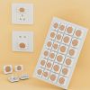 24pcs /Pack Children Anti-Shock Swivel Socket Protective Cap Power Jack Cover