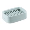 Bathroom Drainage Dual Layer Soap Box Plastic Put Soap Holder