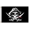 60x90cm Bar Haunted House Pirate Skeleton Flag Halloween Hanging Cloth
