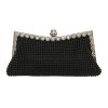 Aluminum Beads Rhinestone Evening Bag Ladies Banquet Evening Clutch Bag