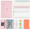 A6 Macaron Loose-Leaf Weekly Plan Monthly Plan Notebook PU Leather Multi-Function Storage Handbook