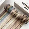 20rolls /Box 0.7cm x 3m Split Thin Washi Tape Set DIY Scrapbook Stickers