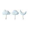 3pcs /Set Household Wall Hanging Hooks Dormitory Non-Marking Punch-Free Adhesive Hooks