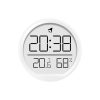 Slim Magnetic Thermometer And Hygrometer Clock Home Wall-Mounted Electronic Clock