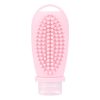 100ml 2 In1 Travel Dispenser Bottle Silicone Portable Massage Brush Shampoo Lotion Divider Bottle