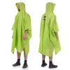Naturehike 210T Plaid Outdoor Rain Poncho 3 In 1 Canopy Riding Travel Portable Backpacking Raincoat