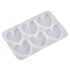 DIY Crystal Glue Heart Butterfly Pendant Keychain Ornament Silicone Mold