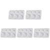 5pcs DIY Crystal Epoxy Earrings Silicone Mold Pendant Jewelry Mold