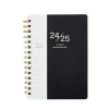 August 2024 To December 2025 A5 Coil English Notebook with Calendar Planner