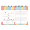 A5 Weekly Planner Notebook Waterproof Planner Coiled Clocking Memo