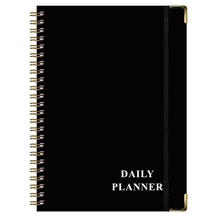 English Notebook A5 Coil Planner Work Record Time Management Agenda Book