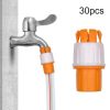 30pcs Faucet Connector Hose To Hard Tube Quick Connector