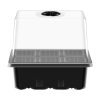 12-Hole Heightened Succulent Vegetable Seedling Pot With Lid