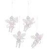 4pcs /Pack Acrylic Angel Christmas Tree Ornaments Christmas Decorations Pendants