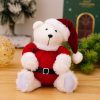 Plush Bear Doll Christmas Ornaments Cute Doll Decorations Christmas Children Gifts