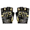 Punk Biker Half Finger Gloves Halloween Accessories