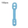 100pcs Clothes Drying Rack Windproof Hook Anti-slip Fixed Hook Buckle Silicone Strip