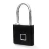 Smart Fingerprint Rechargeable Padlock Waterproof Morse Code Emergency Unlocking