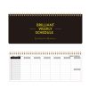 60 Sheets Undated Metal Coil Weekly Planner Notepad Schedule Book To Do List