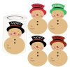 100pcs/Roll Christmas Decoration Stickers Holiday Gift Tag Tape