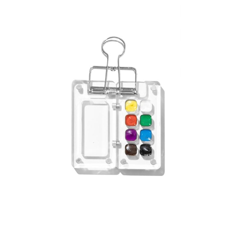 Mini Portable Watercolor Acrylic Box For Sketching