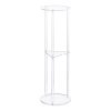 3 Layer Acrylic Round Table Bedroom Living Room Wine Table