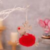 Christmas Tree Wooden Plush Elk Pendant Festival Decorations