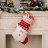 Christmas Decoration Cartoon Three-dimensional Knitted Socks Children Gift Bag