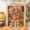 Thanksgiving Decorations Harvest Festival Home Wreath Bow Pendant