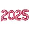 2025 Numbers Balloon 16inch Connection Numbers Foil Balloon New Year Party Decoration