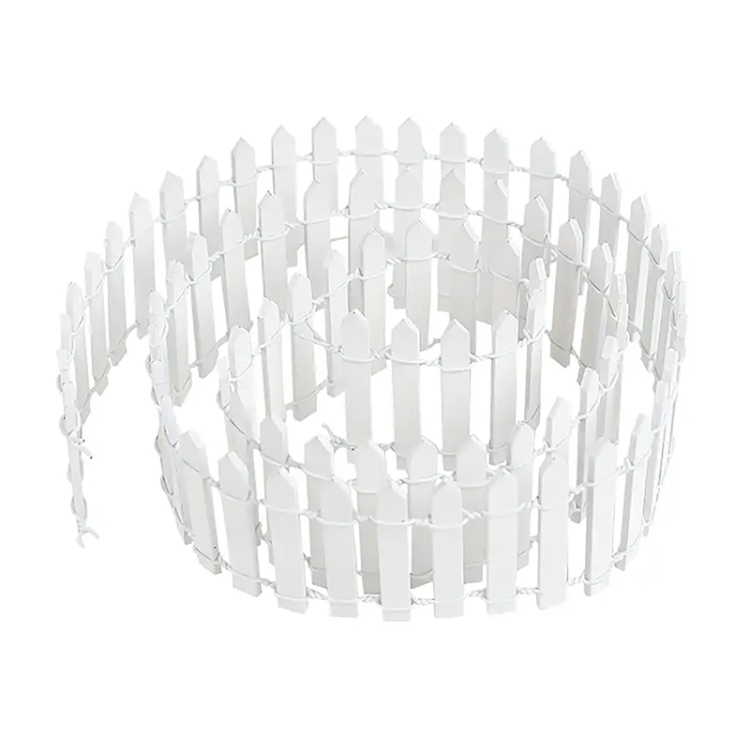 90cm Miniature Wooden Fence DIY Fairy Garden Mini Landscape Ornament