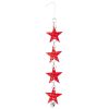 Garden Bird Repellent Decorative Pentagram Hanging Laser Reflective Piece