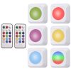 Remote Control Night Light LED Bedside Cabinet RGB Colorful Pat Light