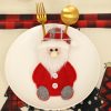 Christmas Table Decorations Home Cartoon Knife and Fork Cover
